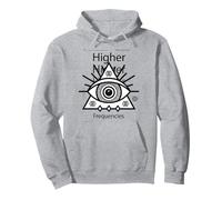 All Seeing Eye Pyramid Graphic Sacred Geometry Mystic Art Pullover Hoodie