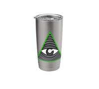 All-Seeing Eye Pyramid Occult Symbol Stainless Steel Insulated Tumbler