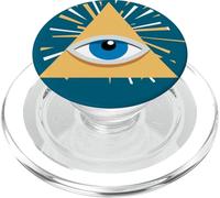 All Seeing Eye Pyramid Sacred Mystic Esoteric Symbol PopSockets PopGrip for MagSafe