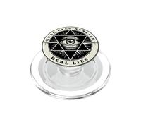 All Seeing Eye Real Eyes Realize Lies Anti Conspiracy PopSockets PopGrip for MagSafe
