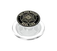 All Seeing Eye Real Eyes Realize Lies Anti Conspiracy PopSockets PopGrip for MagSafe