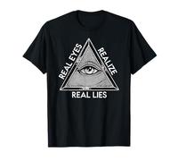 All Seeing Eye Real Eyes Realize Lies Anti Conspiracy T-Shirt