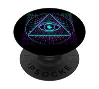 All Seeing Eye Retro All Seeing Eye PopSockets Swappable PopGrip