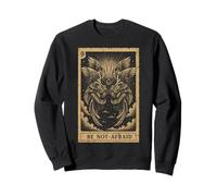 All Seeing Eye Seraphim Biblical Angel Be Not Afraid Goth Sweatshirt