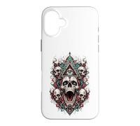 All Seeing Eye Skulls Occult Mystic Horror Visionary Art Case for iPhone 16 Plus