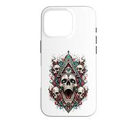 All Seeing Eye Skulls Occult Mystic Horror Visionary Art Case for iPhone 16 Pro