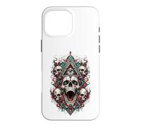 All Seeing Eye Skulls Occult Mystic Horror Visionary Art Case for iPhone 16 Pro Max