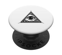 All Seeing Eye - Stay Weird Cyclops Gothic Girl, Evil Eye PopSockets Adhesive PopGrip