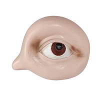All-Seeing Fruit Resin Statue with Eyes - Unique Desktop Decor for Home, Easy Installation, Eye-Catching Art Piece for Living Room or Office, Idea