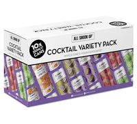 All Shook Up Cocktail Sharing Pack | 10 x 250ml Cans | 3.4% ABV | Variety Case of Ready to Drink Sparkling Cocktails Including Passion Fruit Martini