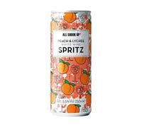 All Shook Up Peach & Lychee Spritz | 12x250ml Pre-Mixed Cans | 5.5% ABV