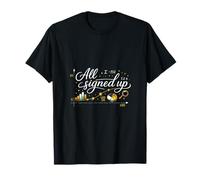 All Signed up Data Science Signature Graph T-Shirt