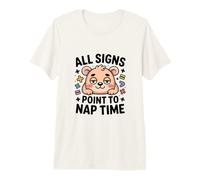 All Signs Point to Nap Time Cute Bear Kawaii Premium T-Shirt