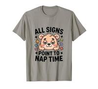 All Signs Point to Nap Time Cute Bear Kawaii T-Shirt
