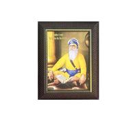All Sikh God Picture Wall Frame (5 X 7 Inches) Guru Gobind Singh Ji Photo With Frame Nanak Dev Baba Deep Singhji Photo Frame Wall Hanging TableTop Sikh God Photo Frame Hanging Visakhi Diwali Gift