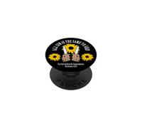 All Sin Is The Same To God Religious Quote Sunflower Design PopSockets Adhesive PopGrip