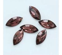 All-Size 24-Color Horse Eye Glass Crystal Pointed Back Rhinestones Foiled Fancy stons for Shoes Garment Headdress Jewelry Making-mid amethyst-3x6mm 30pcs