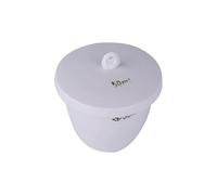 All size available 5ml to 300ml Porcelain crucible lab 1pcs ceramic crucible with lid for school labratory experiment(20ml)
