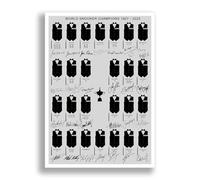 All Snooker World Champions Winners signed photo poster print picture display autograph memorabilia for football fans Gift Ronnie O'Sullivan Mark Selby Stephen Hendry Steve Davis (A3 poster only)