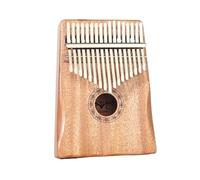 All-solid-board Mahogany Thumb Piano 17-key Kalimba Finger Piano Beginner Entry-level Instrument Kalimba Thumb Piano(Style 1)