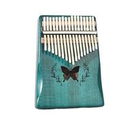 All-solid-board Mahogany Thumb Piano 17-key Kalimba Finger Piano Beginner Entry-level Instrument Kalimba Thumb Piano(Style 7)