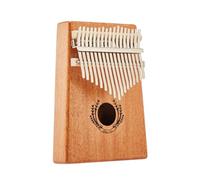 All-solid-board Mahogany Thumb Piano 17-key Kalimba Finger Piano Beginner Entry-level Instrument Kalimba Thumb Piano(Style 4)
