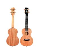 All-solid Ukulele Beginner Small Guitar 23-inch 26-inch Mahogany Veneer Ukulele Starter Kit(Wood,26)