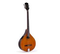 All Solid Wood 8 Strings Mandolin Solid Red Pine Top Ebony Fingerboard Rosewood Bridge With EQ