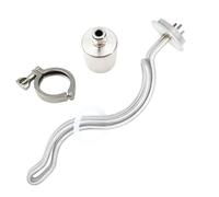 All Stainless Steel 2 Tri Clamp Immersion Water Heater 220V Electric Brewing Heating Element 2.5KW/3.5KW/4.5KW/5.5KW (Color : Heater clamp, Size : 220V_5.5KW)