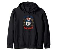 All-Star Kickoff Soccer Art Zip Hoodie