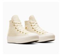 Converse Shoes (High-top Trainers) CHUCK TAYLOR ALL STAR LIFT PLATFORM GOLD in White 6