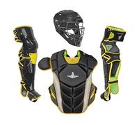 All-Star MVP-PRO Series Catcher's Kit, BK/GO, Small