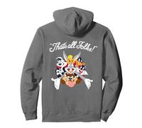 All Stars That's All Folks Pullover Hoodie, Adult Unisex, Asphalt Grey, X-Large