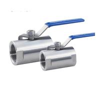 All Steel/tainless Ball Valve Steam High Temperature Internal Threaded Wire Port 1Pcs(SemisteelDN50)