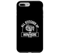 All Stitched Up And Nowhere To Go Funny Leatherworking Lover Case for iPhone 7 Plus/8 Plus