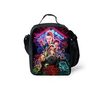 (ALL) Stranger Things Pattern Insulated Lunch Box Bag Outdoor Picnic Bags Kids Gifts