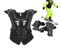 All Terrain Bike Gear for | Bib with Elbow Pads and Knee Pads | Motorcycle Protective Gear Set | for Boys Girls Dirt Bike Skiing Skating Skateboard