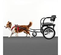 All-Terrain Dog Cart with Foot Brake Detachable Trailer & Seat for Dogs 22-132lbs Traction Strap for Camping Hiking Outdoor Travel - Ideal for Large Bs