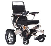 All-Terrain Electric Wheelchair 500W Powerful Motor 20AH Long-Range Battery Portable Mobility Scooter for Seniors and Disabiliti Comfortable and Easy to Use(20AH-Golden)