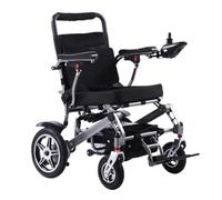 All-Terrain Electric Wheelchair 500W Powerful Motor 20AH Long-Range Battery Portable Mobility Scooter for Seniors and Disabiliti Smooth Precise Steering(12AH-Silvery)