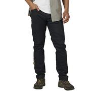 All Terrain Gear by Wrangler Men's Packable ZIPOFF Cargo, Black, W33 / L32