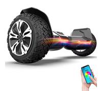 All Terrain Hoverboard, 2 Wheel Self Balancing Scooter, App Control Function, Integrated LED Bluetooth, Powerful Motor - Off Road Adventure Ready