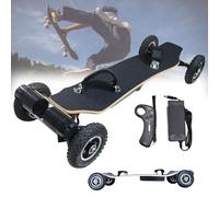 All-Terrain Off Road Electric Skateboards with Remote Control, Four Wheel Longboard with Safety Foot Strap, 40 km/h Top Speed or Adults