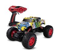 All Terrain Off Road Monster RC Truck 2.4Ghz Remote Control High Speed Rechargeable Batteries 1:12 Metal Shell 4WD Dual Motors LED Headlightunique Graffiti Great Toy Gifts for Boys Girls C (A )