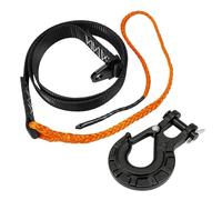 All Terrain Recovery Straps - Winch Extension Rope with Hook and Receiver - Winch Extension Rope Off-Terrain Agriculture, Truck, Overlanding, Snowmobile, Trailer,