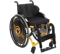 All Terrain Wheelchair Travel Foldable - Lightweight Manual Self-Propelled Sports Leisure Wheelchair
