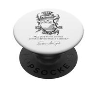 All that we see or seem Is but a dream within a dream. Quote PopSockets Adhesive PopGrip