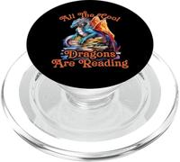 All The Cool Dragons Are Reading Dragon Teacher PopSockets PopGrip for MagSafe