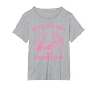 All The Cool Girls are Lesbians T-Shirt, Women's Plus, Heather Grey, 4X