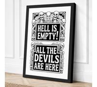 All The Devils Are Here Canvas Wall Art Print 18x12 Inch (46 x 30 cm)